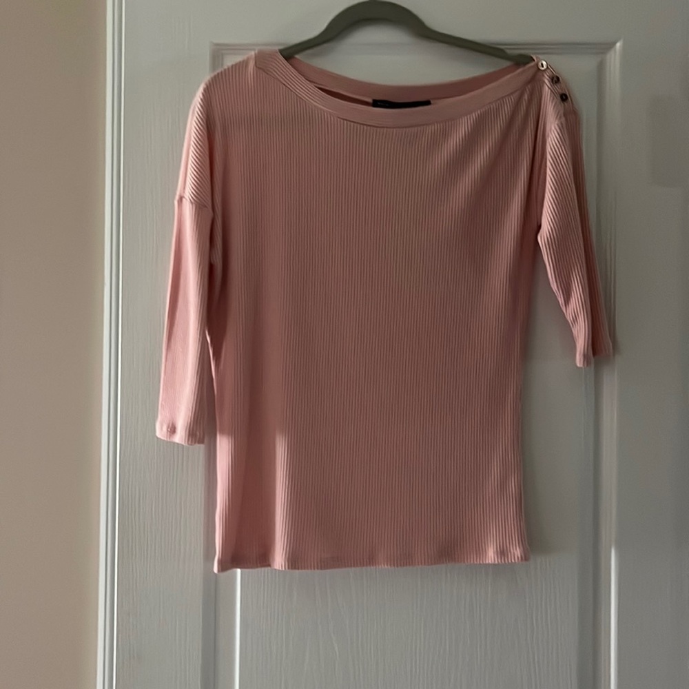 Off the shoulder spring quarter sleeve sweater by Whbm